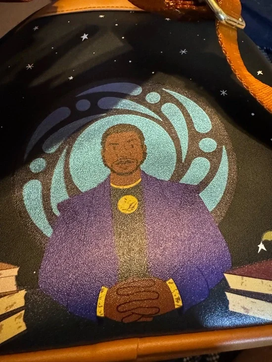 Loungefly Loki Time Variance Authority Brown & Tan Mini Backpack venticular - Picture 6 of 8